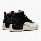 Kixify Jordan 12 Retro 2019 CNY Chinese New Year Black/Sail-Metallic Gold-True Red CI2977-006