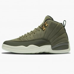 Kixify Jordan 12 Retro Chris Paul Class of 2003 Olive Canvas/Black-Sail 130690-301