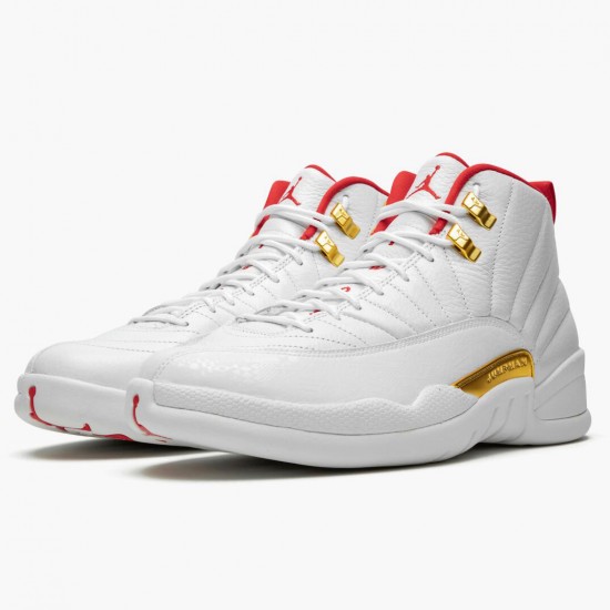 Kixify Jordan 12 Retro FIBA White/University Red/Metallic 130690-107