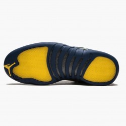 Kixify Jordan 12 Retro Michigan College Navy/Amarillo BQ3180-407