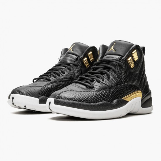 Kixify Jordan 12 Retro Reptile Black/Metallic Gold/White AO6068-007