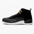 Kixify Jordan 12 Retro Reverse Taxi   Black/Gold White 130690-017