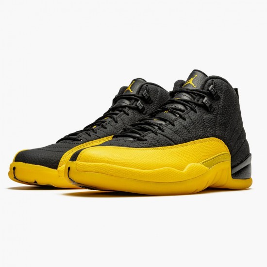 Kixify Jordan 12 Retro University Gold   Black/Black/University Gold 130690-070