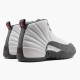 Kixify Jordan 12 Retro White Dark Grey   White/Dark Grey/Gym Red 130690-160