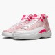 Kixify Jordan 12 Retro GS Arctic Pink   White/Arctic Punch/Hyper Pink 510815-101