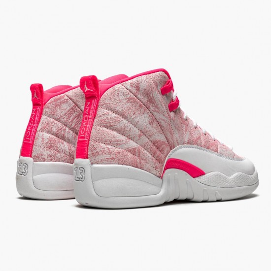 Kixify Jordan 12 Retro GS Arctic Pink   White/Arctic Punch/Hyper Pink 510815-101