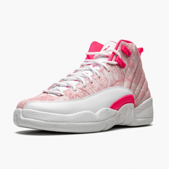 Kixify Jordan 12 Retro GS Arctic Pink   White/Arctic Punch/Hyper Pink 510815-101