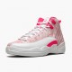 Kixify Jordan 12 Retro GS Arctic Pink   White/Arctic Punch/Hyper Pink 510815-101