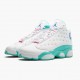 Kixify Jordan 13 Retro Aurora Green   White/Soar Aurora Green Digita  439358-100