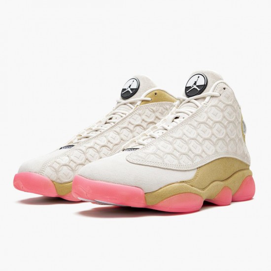 Kixify Jordan 13 Retro Chinese New Year  Ivory/Black/Digital Pink Club  CW4409-100