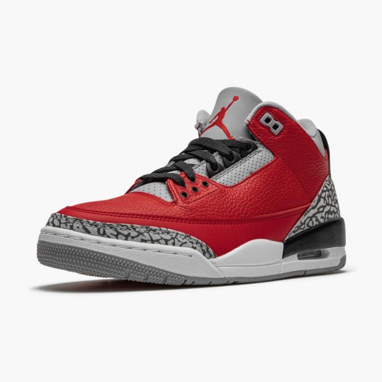 Kixify Jordan 3 Retro Fire Red Cement Varsity Red CU2277-600