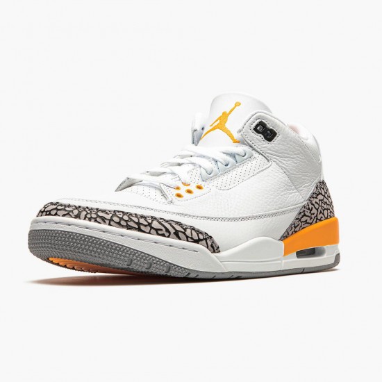 Kixify Jordan 3 Retro Laser Orange White/Laser Orange-Cement Grey CK9246-108