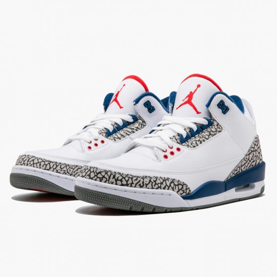 Kixify Jordan 3 Retro OG True Blue White/Fire Red True Blue 854262-106