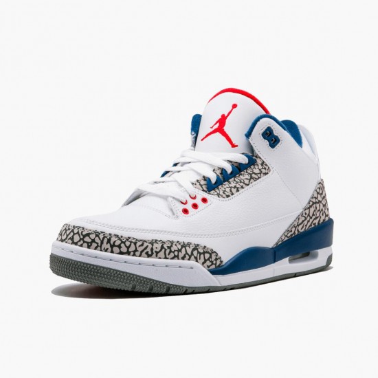 Kixify Jordan 3 Retro OG True Blue White/Fire Red True Blue 854262-106