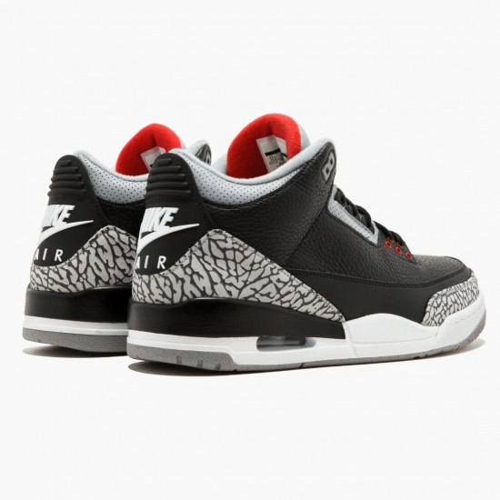 Kixify Jordan 3 Retro Og Black/Cement Black/Fire Red/Cement Grey  854262-001