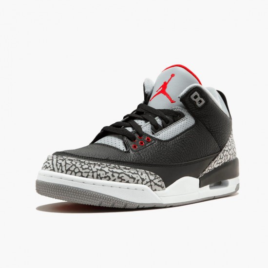 Kixify Jordan 3 Retro Og Black/Cement Black/Fire Red/Cement Grey  854262-001