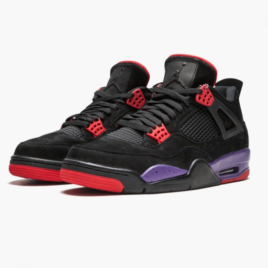 Kixify Jordan 4 Retro NRG Raptors 2018 Black/University Red/Court Purple AQ3816-065