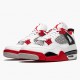 Kixify Jordan 4 Retro OG Fire Red 2020 White/Fire Red-Black Tech Grey  DC7770-160