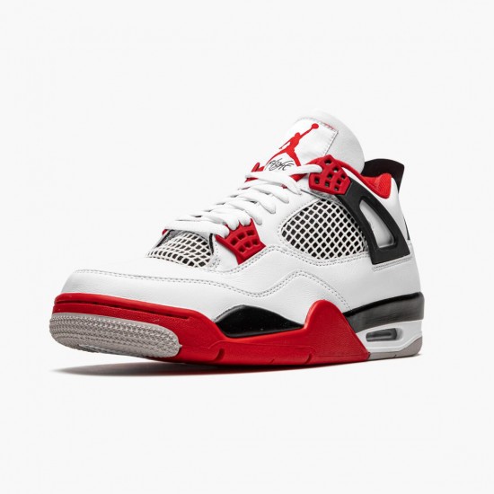 Kixify Jordan 4 Retro OG Fire Red 2020 White/Fire Red-Black Tech Grey  DC7770-160