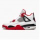 Kixify Jordan 4 Retro OG GS Fire Red 2020 White/Fire Red/Black Tech Grey 408452-160