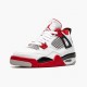 Kixify Jordan 4 Retro OG GS Fire Red 2020 White/Fire Red/Black Tech Grey 408452-160