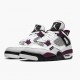 Kixify Jordan 4 Retro PSG Paris Saint Germain White/Neutral Grey/Black Borde  CZ5624-100