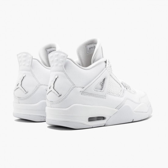 Kixify Jordan 4 Retro Pure Money White/Metallic Silver 308497-100