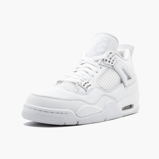 Kixify Jordan 4 Retro Pure Money White/Metallic Silver 308497-100