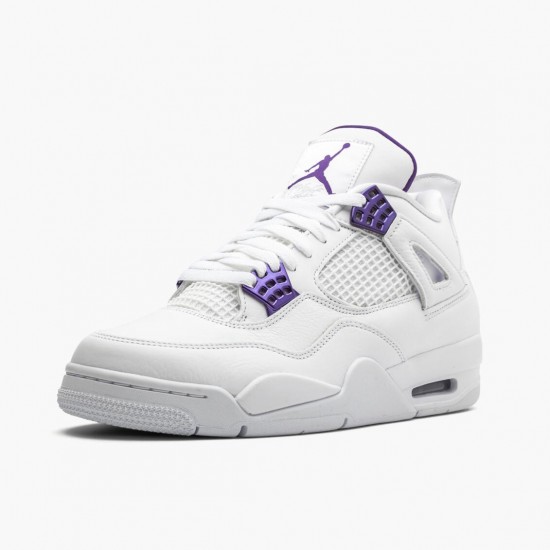 Kixify Jordan 4 Retro Purple Metallic White/Metallic Silver/Court Purple CT8527-115