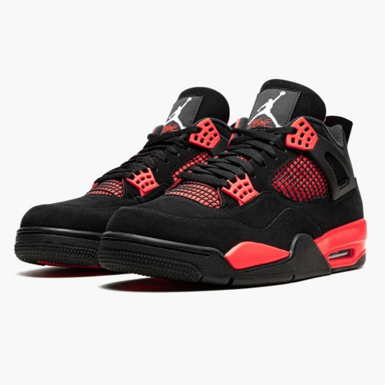 Kixify Jordan 4 Retro Red Thunder Black/Multi-Color/Multi-Color/Crimson CT8527-016