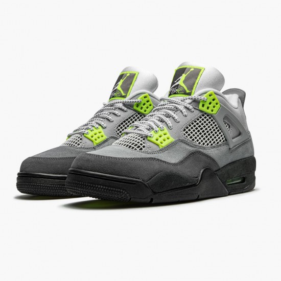 Kixify Jordan 4 Retro SE 95 Neon Cool Grey/Volt Wolf Grey Anthr  CT5342-007