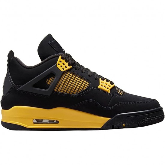 Kixify Jordan 4 Retro Thunder 2023 Black/Tour Yellow DH6927-017