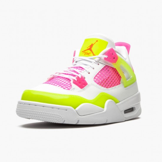 Kixify Jordan 4 Retro White Lemon Pink White/Lemon Venom/Pink Blast CV7808-100