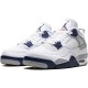 Kixify Jordan 4 Midnight Navy White/Midnight Navy/Light Smoke Grey-Fire Red DH6927-140