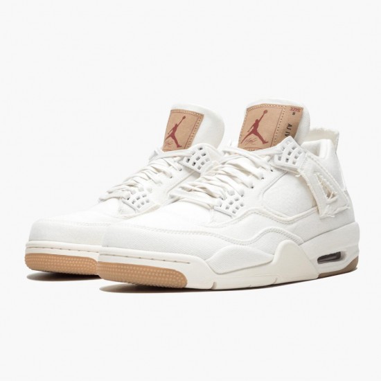 Kixify Levis x Air Jordan 4 Denim White AO2571-100