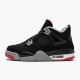 Kixify Jordan 4 Retro Bred 2019 Release Black/Cement Grey/Summit White/Fire Red 308497-060