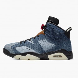 Kixify Jordan 6 Retro Washed Denim Black Sail/Varsity Red/Black 384664-060