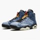 Kixify Jordan 6 Retro Washed Denim Black Sail/Varsity Red/Black 384664-060