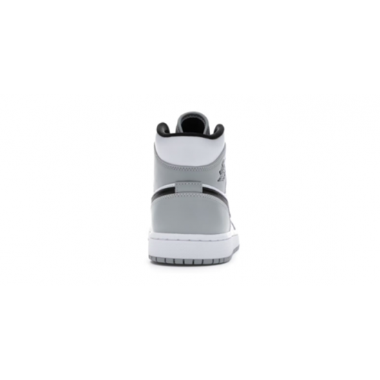 Kixify Jordans 1 Mid Light Smoke AJ Gray Sneakers 554724 092