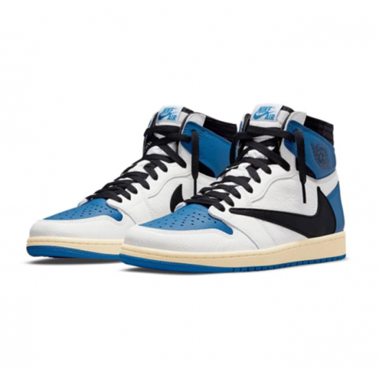 Kixify Jordans 1 High SP Fragment Design x Travis Scott Blue AJ Blue Sneakers DH3227 105