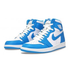 Kixify Jordans 1 High UNC' Blue AJ Blue Sneakers 555088 117