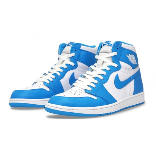 Kixify Jordans 1 High UNC Blue AJ Blue Sneakers 555088 117