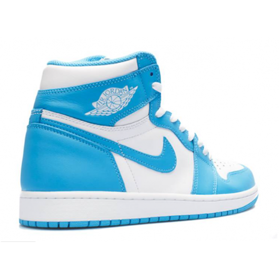 Kixify Jordans 1 High UNC Blue AJ Blue Sneakers 555088 117