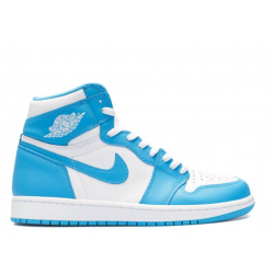 Kixify Jordans 1 High UNC' Blue AJ Blue Sneakers 555088 117