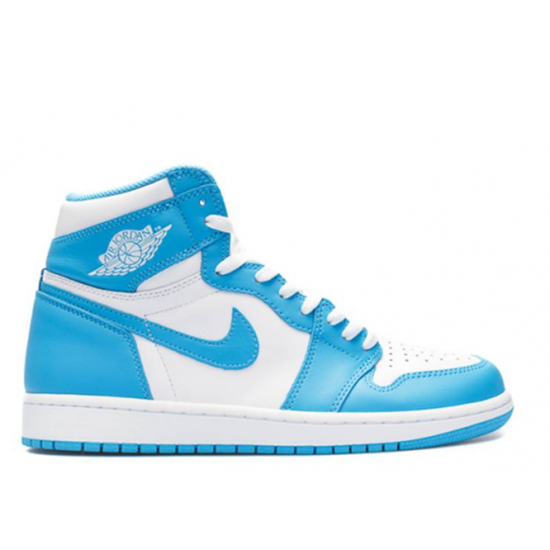 Kixify Jordans 1 High UNC Blue AJ Blue Sneakers 555088 117