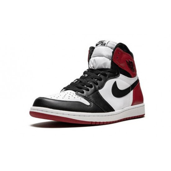 Kixify Jordans 1 High OG “Black Toe AJ WHITE Sneakers 555088 125