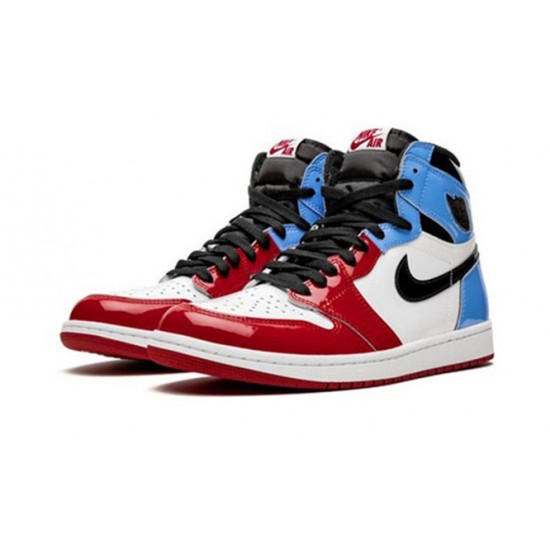 Kixify Jordans 1 High Fearless AJ Blue Red Sneakers CK5666 100