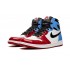 Kixify Jordans 1 High Fearless AJ Blue Red Sneakers CK5666 100