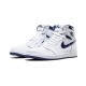 Kixify Jordans 1 High Metallic Navy AJ WHITE Sneakers 555088 106