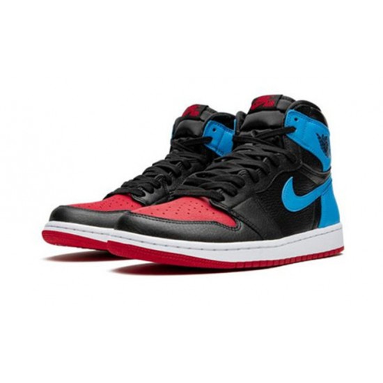 Kixify Jordans 1 High UNC to Chicago AJ BLACK Sneakers CD0461 046